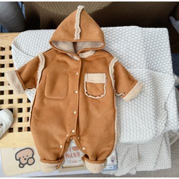 Комбинезон с капюшоном  Ne'Bea NS Мех    Кнопка спереди 081