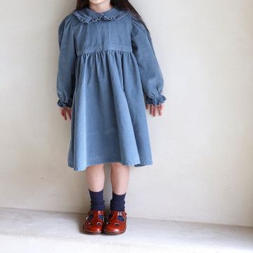 Платье с длинным рукавом   Трикотаж Однотонный  Дев  26D778