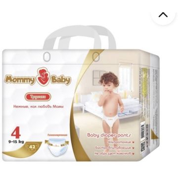 Трусики Mommy baby 4-L 9-15кг (42шт)