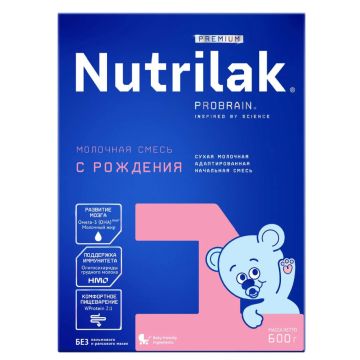 Смесь Nutrilak PREMIUM +1 молочная сухая 600 гр