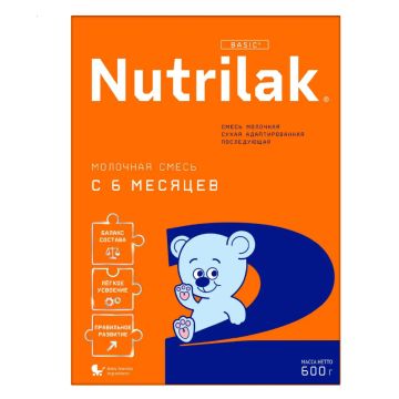 Смесь Nutrilak +2 молочная сухая 600 гр