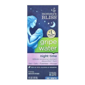 Mommy's Bliss, Время сна, водичка от колик, 4 унции (120 мл)