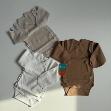 Боди для малышей Однотонный Rakhim baby Интерлок     18243