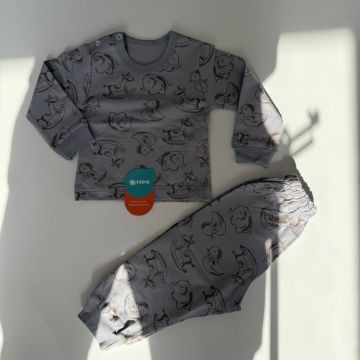 Лонгслив и штаны  комплект одежды  Rakhim baby Трикотаж    Кнопка на плече 04927