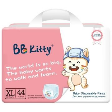 Трусики BB Kitty 5-XL 12-17кг (44шт)