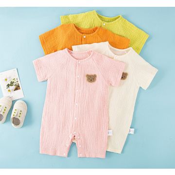 Песочник с коротким рукавом для детей Мишка  Муслин     897