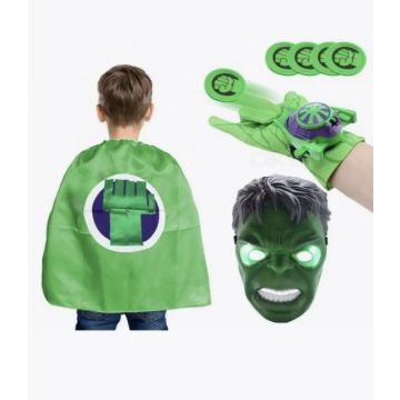 Набор Героев Марвел 5в1      Маска, перчатки, игрушка,накидка,фигрука W20