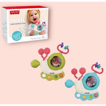 Погремушка прорезыватель Улитка Snail Baby Sensory Toys