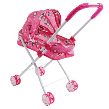 Коляска с куклой складная люлька для дев Baby 3+ Kuromi