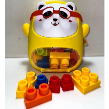 Мягкий конструктор в контейнере Панда Beinzi