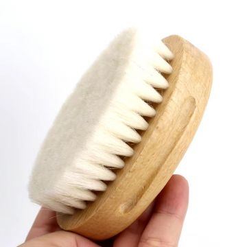 Щетка деревянная с натуральным ворсом без ручки