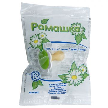 Пустышка ромашка в целлофане