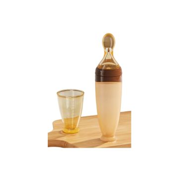 Бутылка ниблер для кормления силликон Rocket Rice Paste Bottle