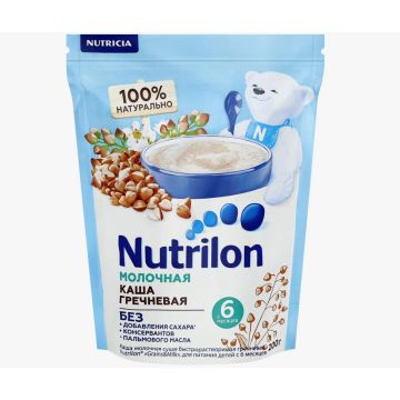 Каша Nutrilon молочная гречневая 200 гр