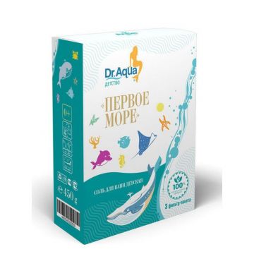 Cоль для ванн Dr.Aqua Первое море 450г