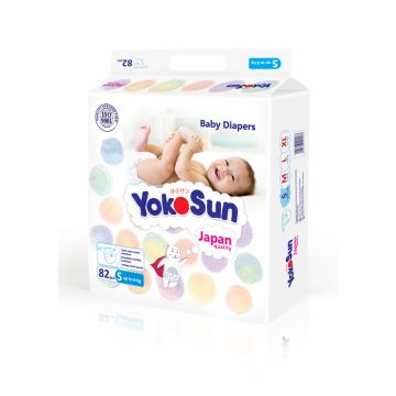 Подгузники Yokosun Comfort 2-S 3-6кг (82шт)