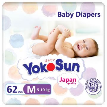 Подгузники Yokosun Comfort 3-M 5-10кг (62шт)