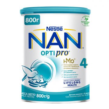 Молочная смесь NAN Optipro 4 800г с 18 месяцев