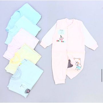 Ромпер  Аистёнок Трикотаж    Кнопка спереди 177