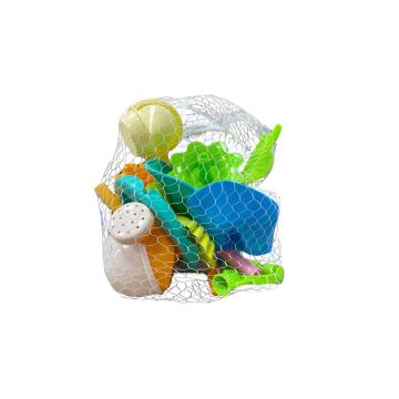 Набор игрушек в сетке для песка 12в1