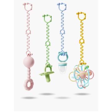 Держатель для сосок пустышек игрушек бутылочек силиконовый       J5251-W