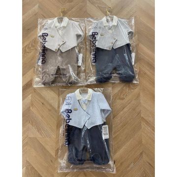 Слип    Bebelinna Велюр   Мал Кнопки снизу/спереди 1674