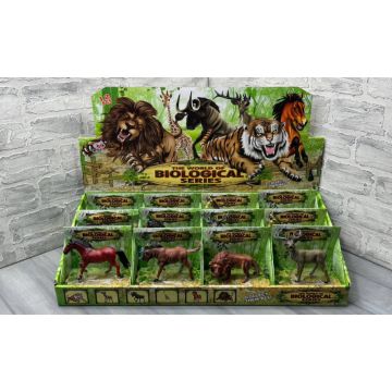 Фигурки животных  12 см*5см (коробка)  Biological series   Q9899