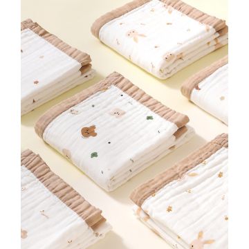 Плед шестислойный с окантовкой     Муслин  WS002