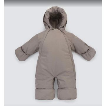 Комбинезон-трансформер «Новый Вельвет» три сезона  KiDi Вельвет-мембрана Капучино  Уни Замок 899/1(З