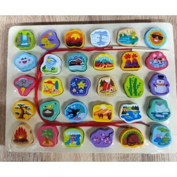 Деревяная игрушка Шнуровка       450666