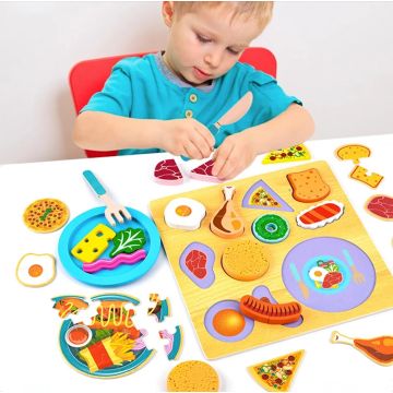 Игровой набор фрукторезка с магнитом     Дерево  KU09456