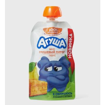 Пюре Агуша Дой-пак Грушевый пирог 80 гр с 8 месяцев