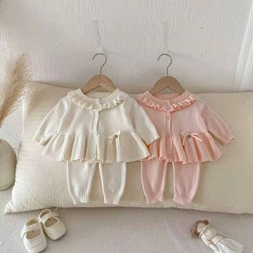 Детский комплект 2в1 кофта штаны   Вязаный трикотаж     2549