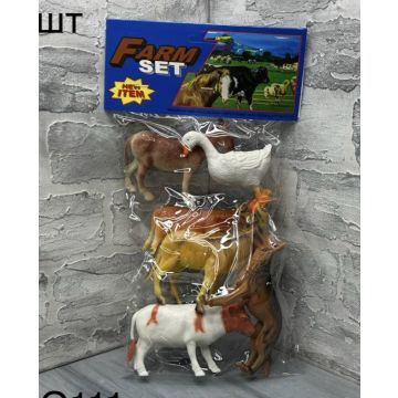 Набор фигурок Домашние животные Farm Set 6в1