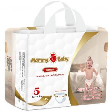 Трусики Mommy baby 5-XL 12-18кг (40шт)