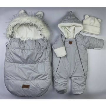 Комплект 3в1 кокон/комбинезон/шапка Dari Baby