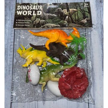 Набор фигурок «Мир животных и динозавры» 4в1